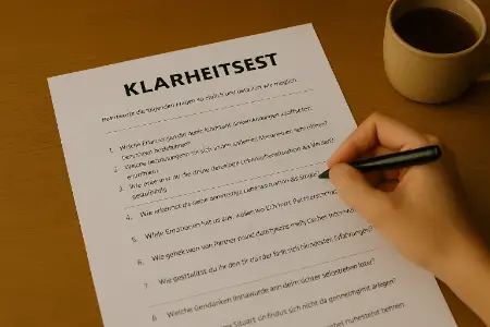 Coach für Singles - Klarheitstest